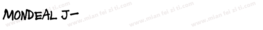 Mondeal J字体转换